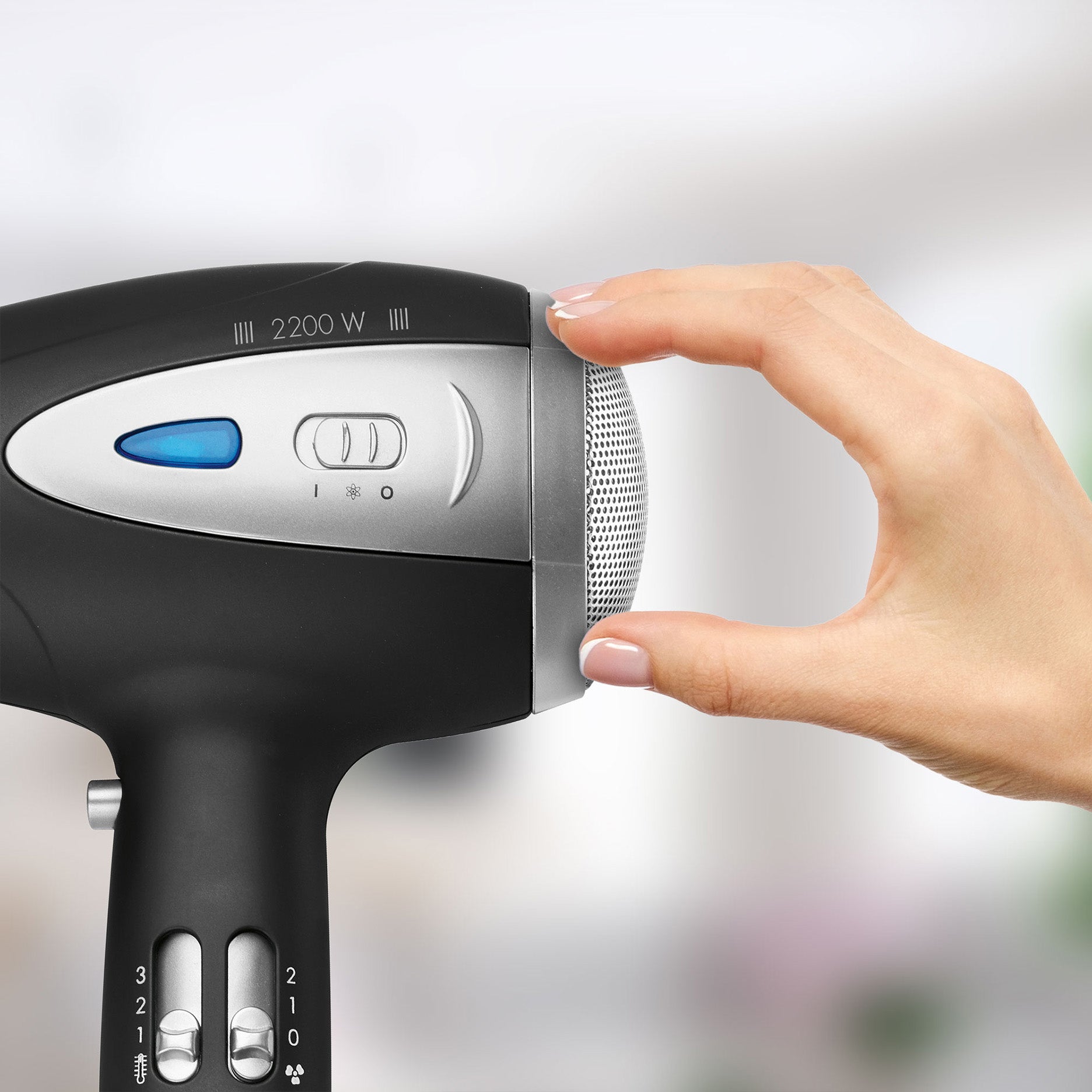 Hårtørrer 2200W sort